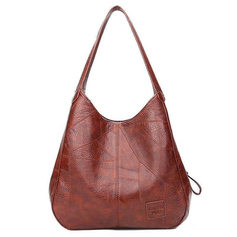 Bolso cruzado de moda para mujer Color sólido #Red bandolera de cuero con borla de estilo Simple Bolso cruzado de moda para mujer Color sólido #Red bandolera de cuero con borla de estilo Simple